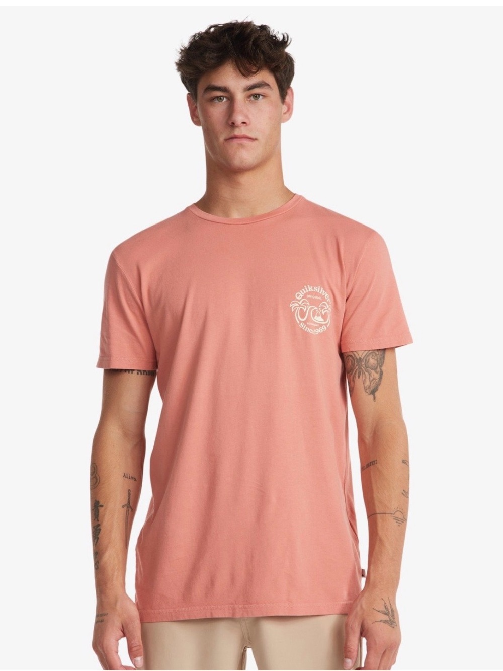 Quiksilver Men's Coral Graphic Tee - Since 1969